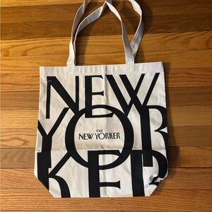 New Yorker Canvas Tote Bag